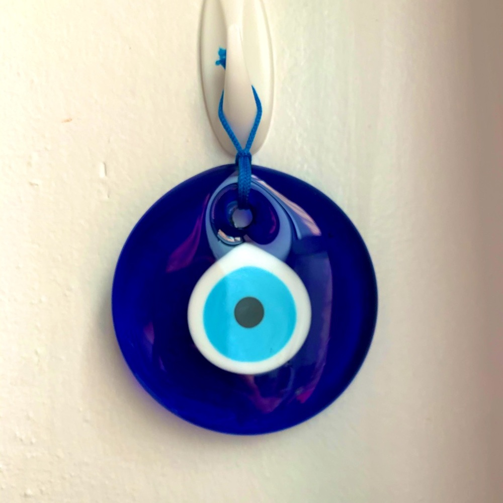 Glass Evil Eye Wall Hanging 🧿